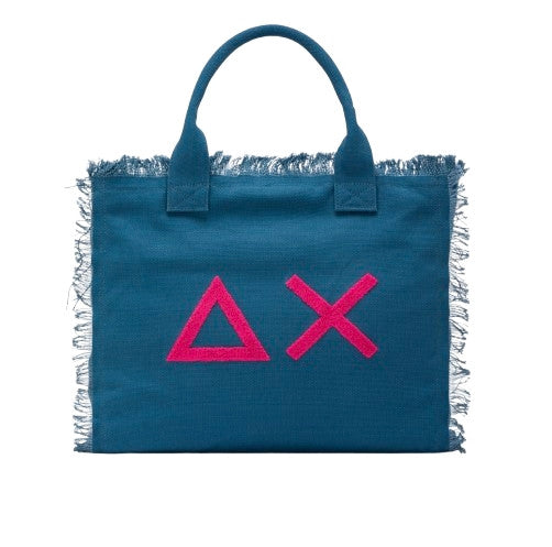 Borsa donna Sun 68 Canvas beach big bag avio scuro BS25SU23 X35220