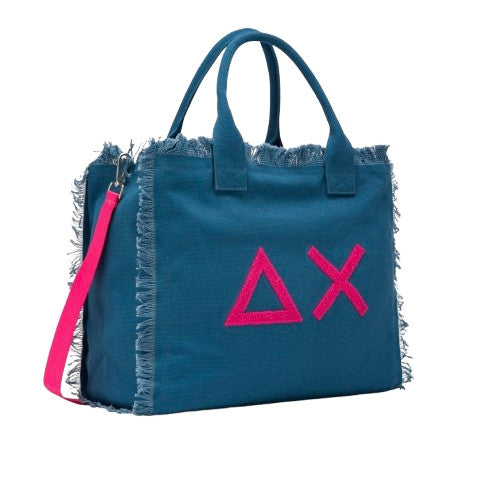 Borsa donna Sun 68 Canvas beach big bag avio scuro BS25SU23 X35220