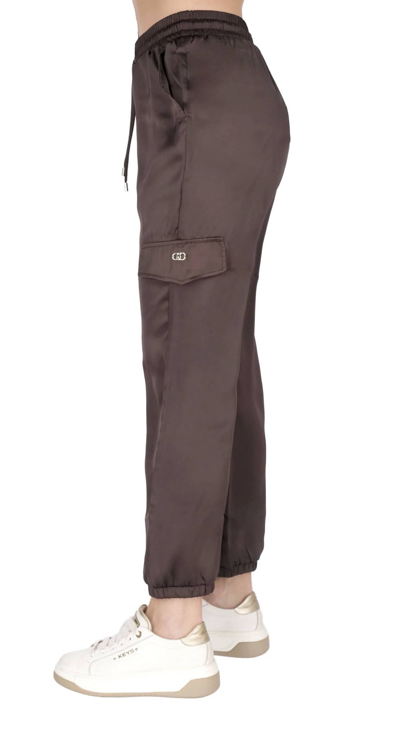 Pantalone Liu Jo donna jogging moro ES25LJ37 TA5293 TS964