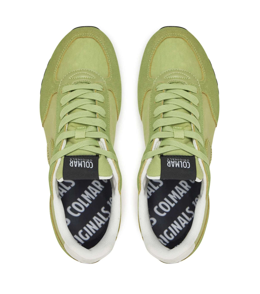 Scarpe donna Colmar sneaker Travis one high outsole 233 sage green DS25CO02