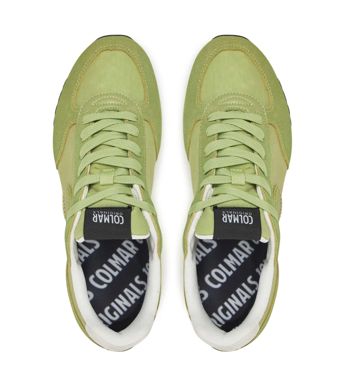 Scarpe donna Colmar sneaker Travis one high outsole 233 sage green DS25CO02