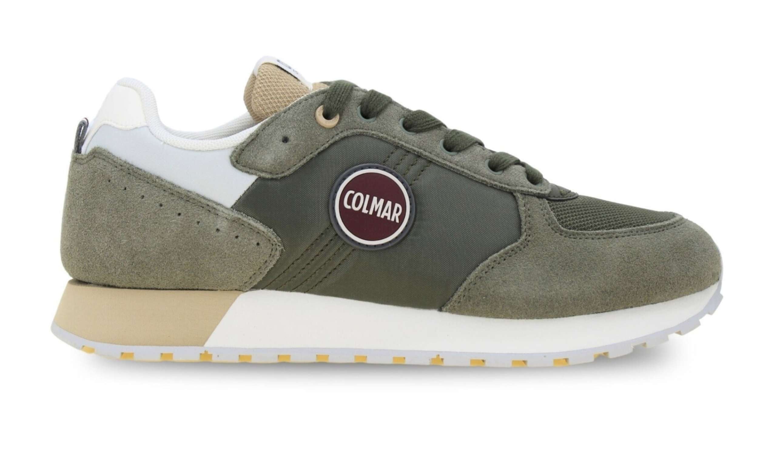 Scarpe uomo Colmar sneaker Travis authentic 063 green/beige/gray US25CO19