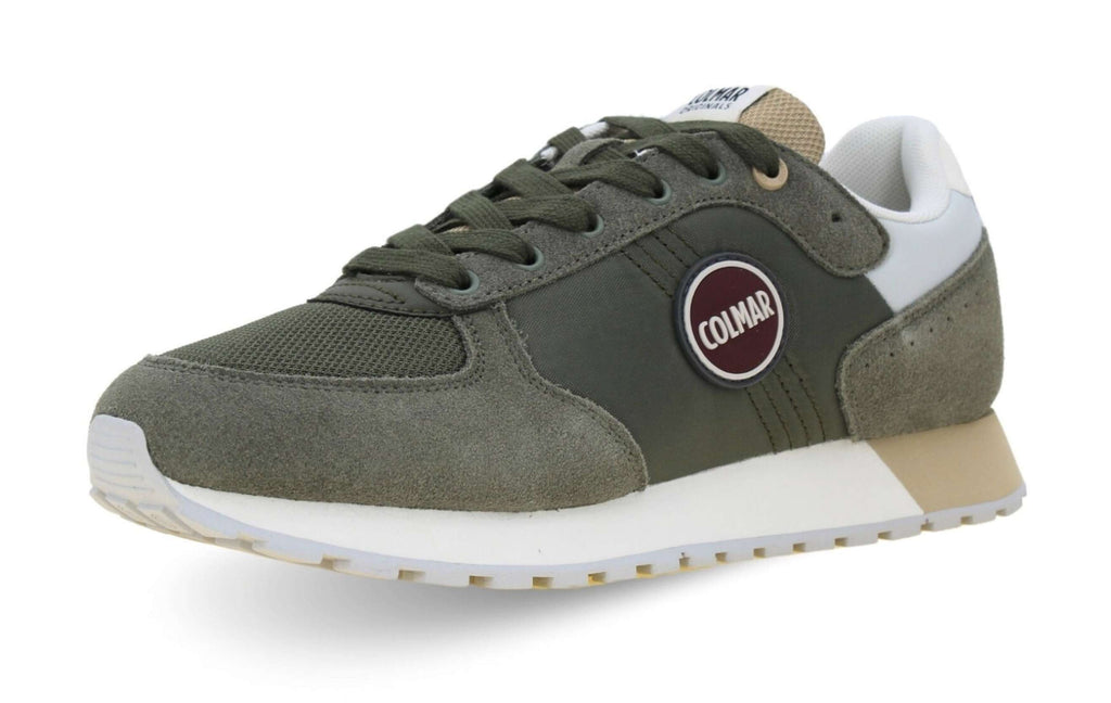 Scarpe uomo Colmar sneaker Travis authentic 063 green/beige/gray US25CO19