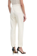 Pantalone donna Liu Jo in felpa white milk ES25LJ40 TA5051 FS000 10105