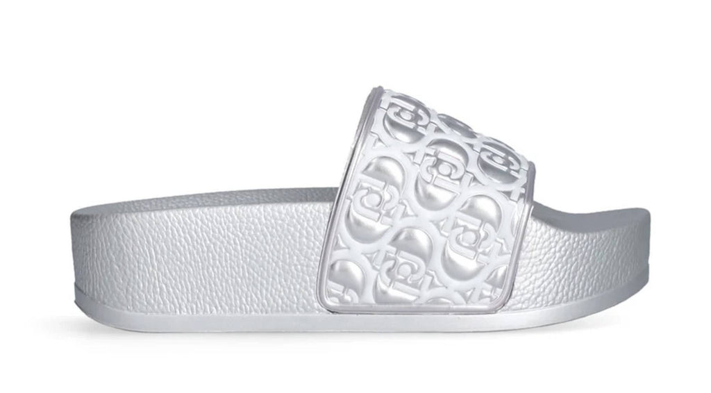 Scarpe Liu-Jo slipper Mykonos 01 silver DS25LJ35 BA5097 EX252