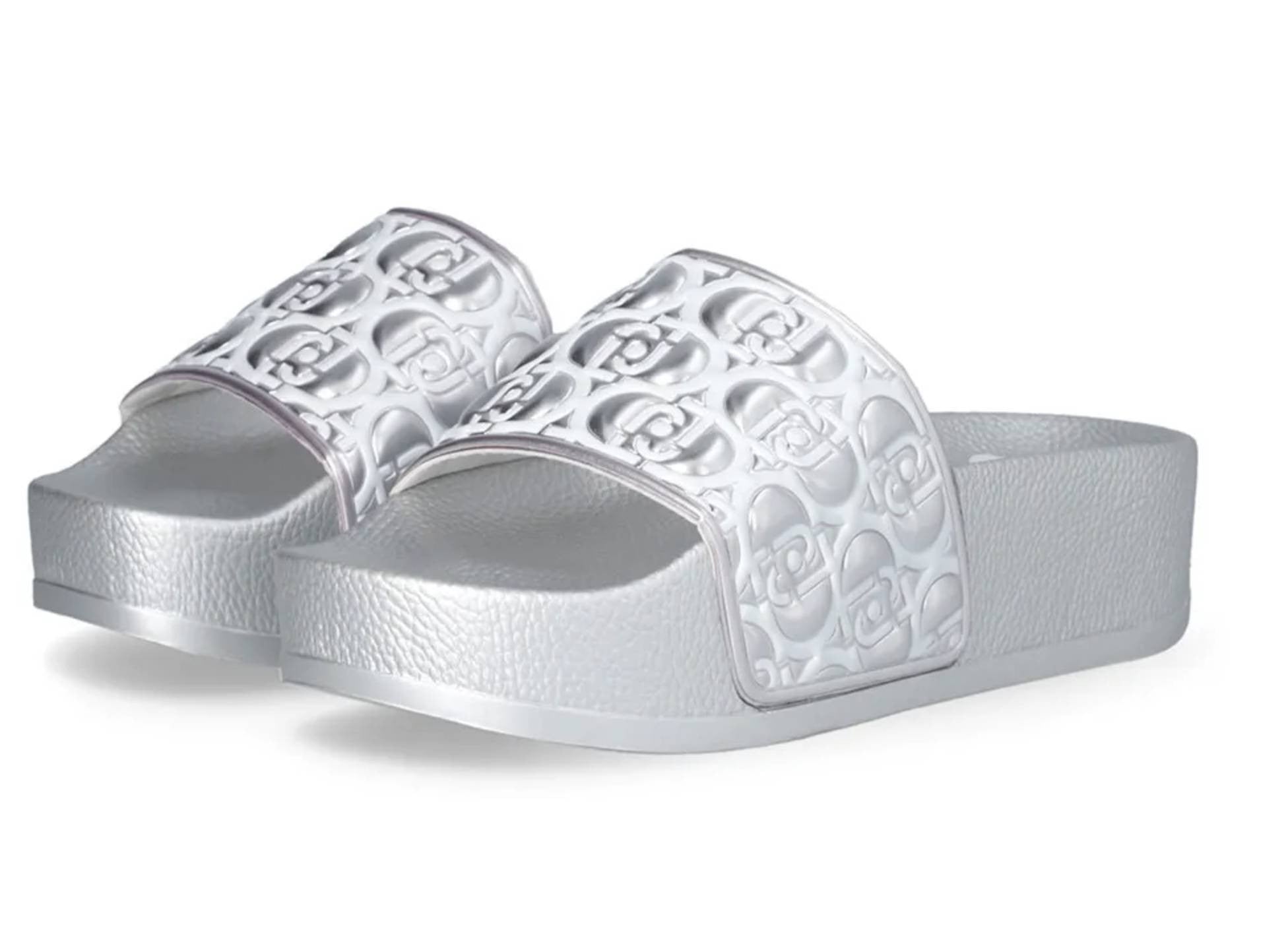 Scarpe Liu-Jo slipper Mykonos 01 silver DS25LJ35 BA5097 EX252