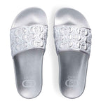 Scarpe Liu-Jo slipper Mykonos 01 silver DS25LJ35 BA5097 EX252