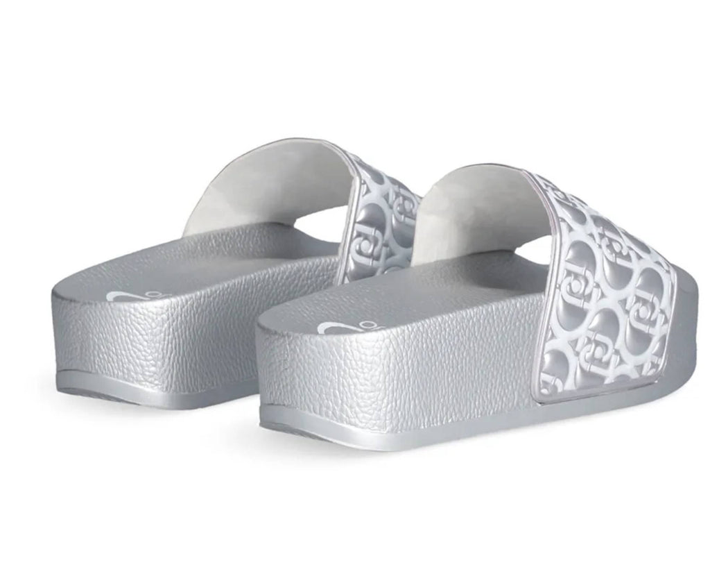 Scarpe Liu-Jo slipper Mykonos 01 silver DS25LJ35 BA5097 EX252