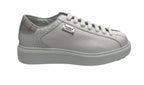 Scarpe uomo Harris Sport sneakers in pelle pregiata bianco/ tweed U17HA182