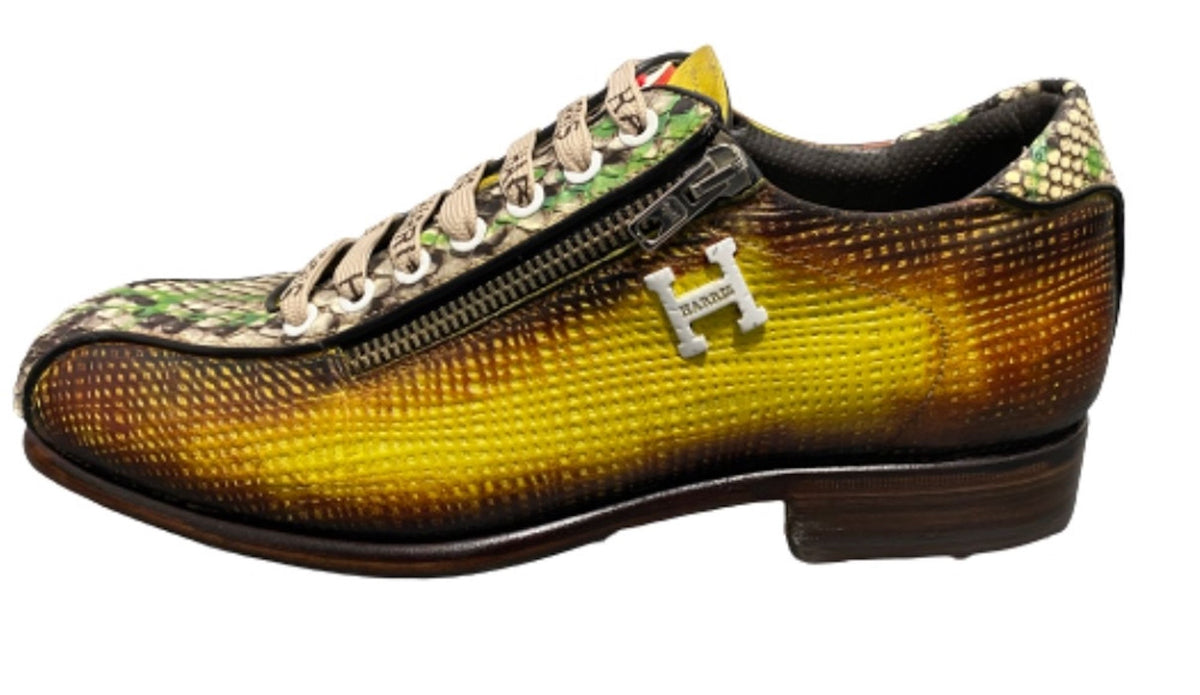 Scarpe uomo Harris fondo calcetto  roccia splash verde/  limone U17HA160
