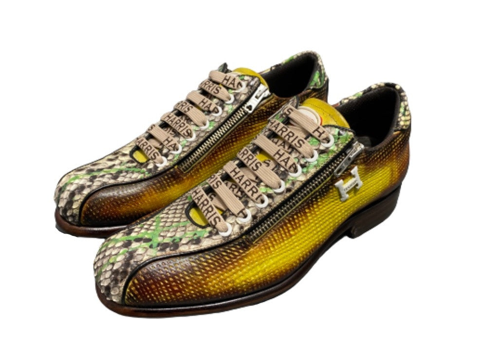 Scarpe uomo Harris fondo calcetto  roccia splash verde/  limone U17HA160