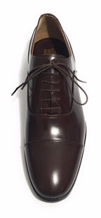Scarpe uomo Harris anniversary francesina puntina pelle moro fatte mano US14HA01