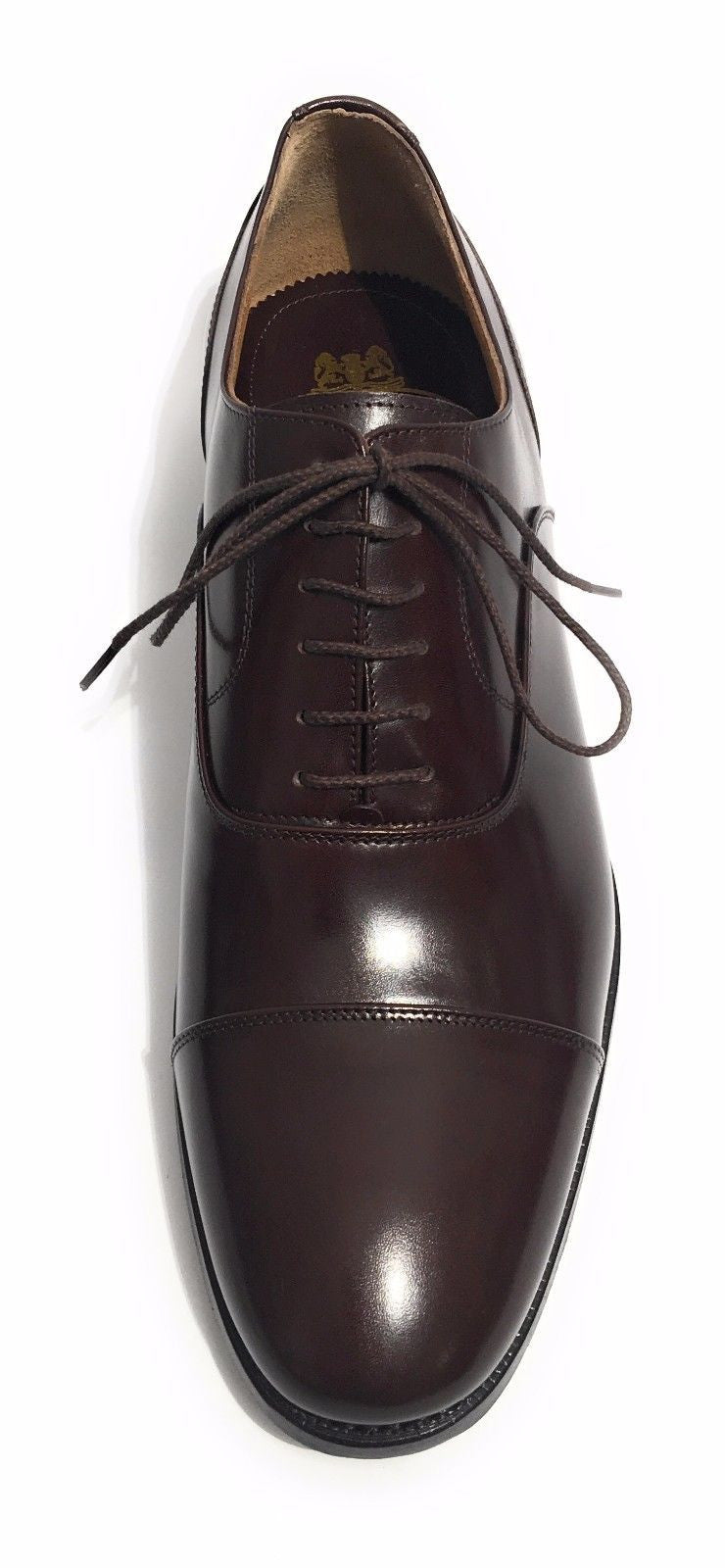 Scarpe uomo Harris anniversary francesina puntina pelle moro fatte mano US14HA01