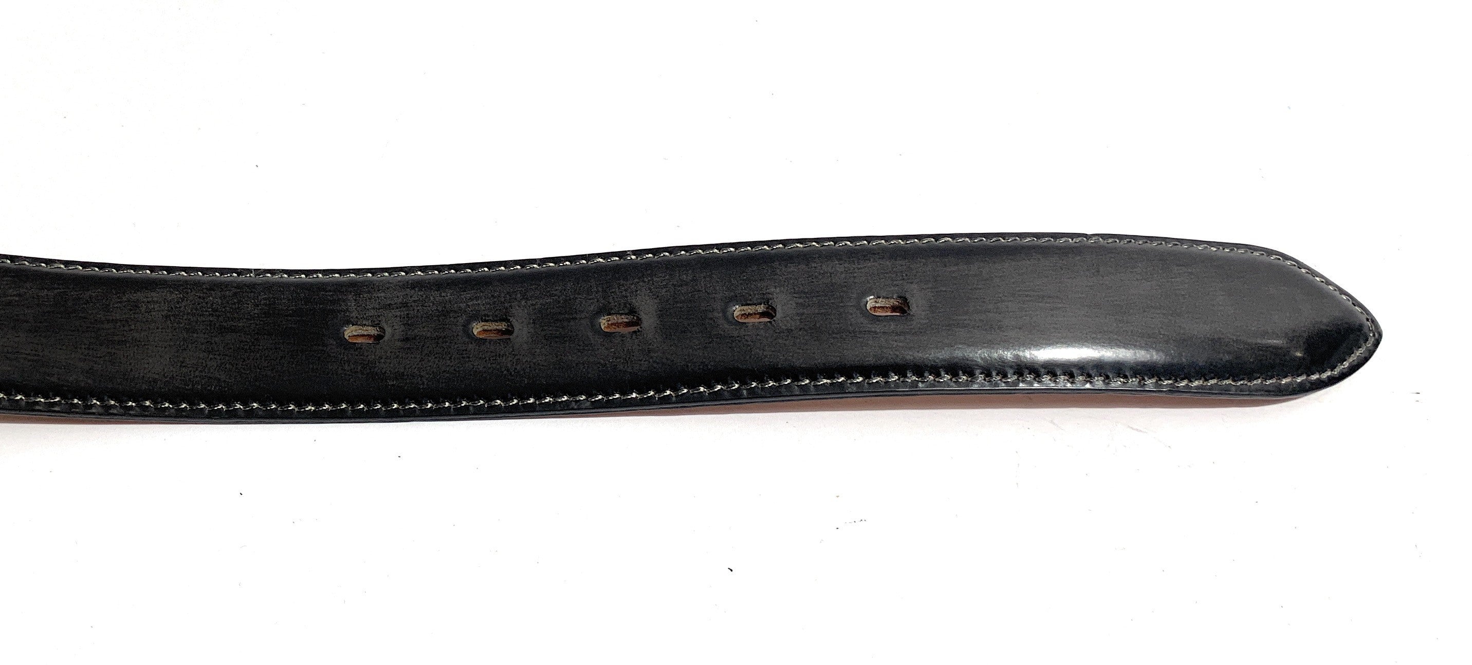 Cinta Harris pelle abrasivato shade dark grey  taglia unica regolabile A19HA13