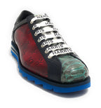 Scarpe uomo Harris sneaker pelle shade rosso/ kubric nero/ penelope marrone U17HA209 2817