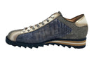 Scarpe uomo Harris sneaker pelle shade stampa razza/ bianco/ stampa cocco shade azzurro U17HA212 2817