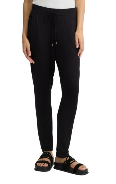 Pantalone Liu Jo donna in jersey nero ES25LJ52 VA5220 JS360