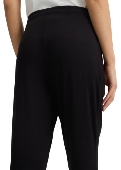 Pantalone Liu Jo donna in jersey nero ES25LJ52 VA5220 JS360