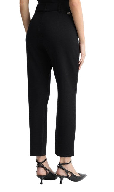 Pantalone donna Liu Jo in felpa nero ES25LJ77 TA5018 FS002 22222