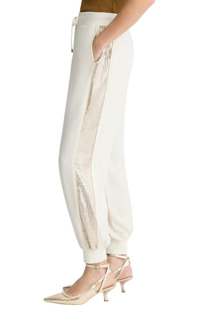 Pantalone Liu Jo donna jogging white ES25LJ80 TA5264 TS423 M9185
