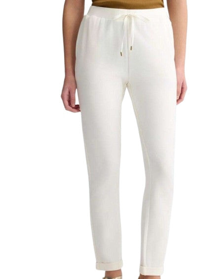 Pantalone Liu Jo donna in jersey white milk ES25LJ86 TA5308 J4869 10105