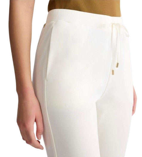 Pantalone Liu Jo donna in jersey white milk ES25LJ86 TA5308 J4869 10105