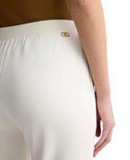 Pantalone Liu Jo donna in jersey white milk ES25LJ86 TA5308 J4869 10105