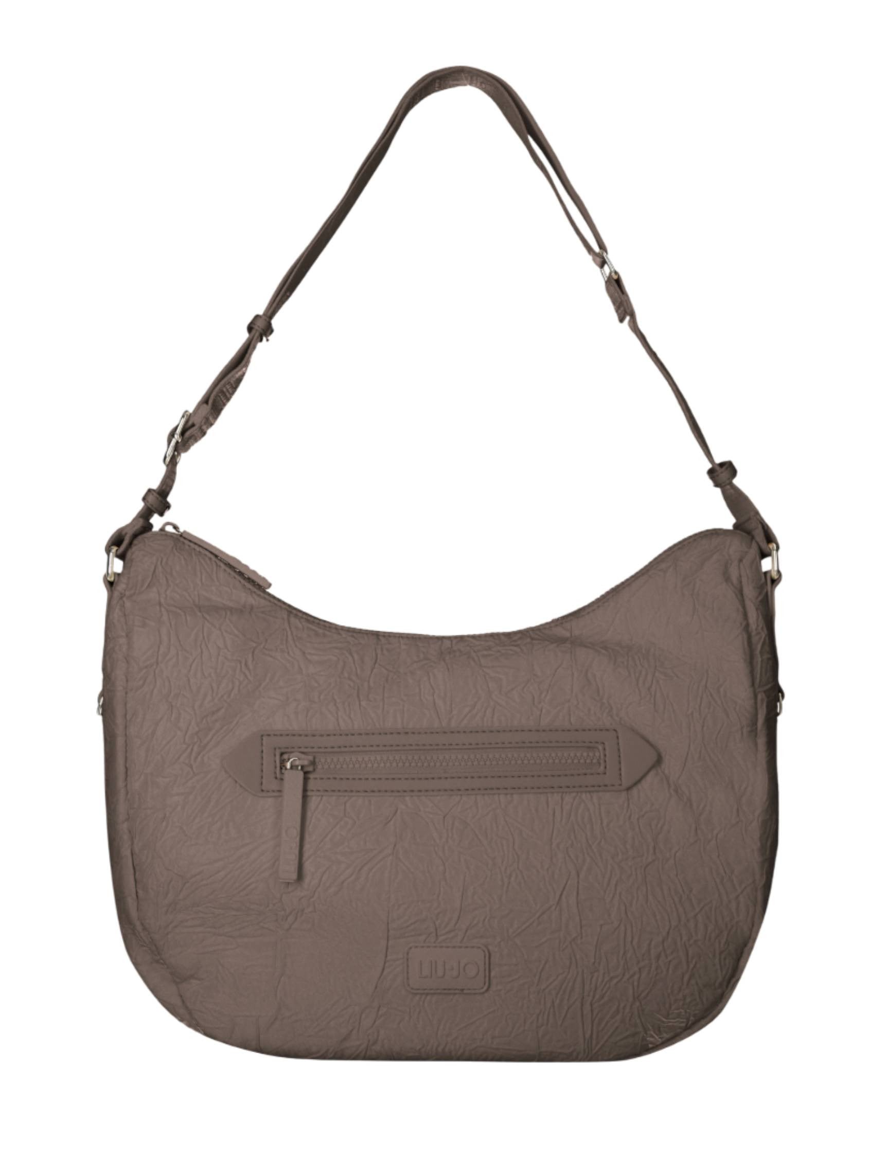 Borsa donna Liu-jo crossbody L nylon nude brown BS25LJ132 TA5151 T2902