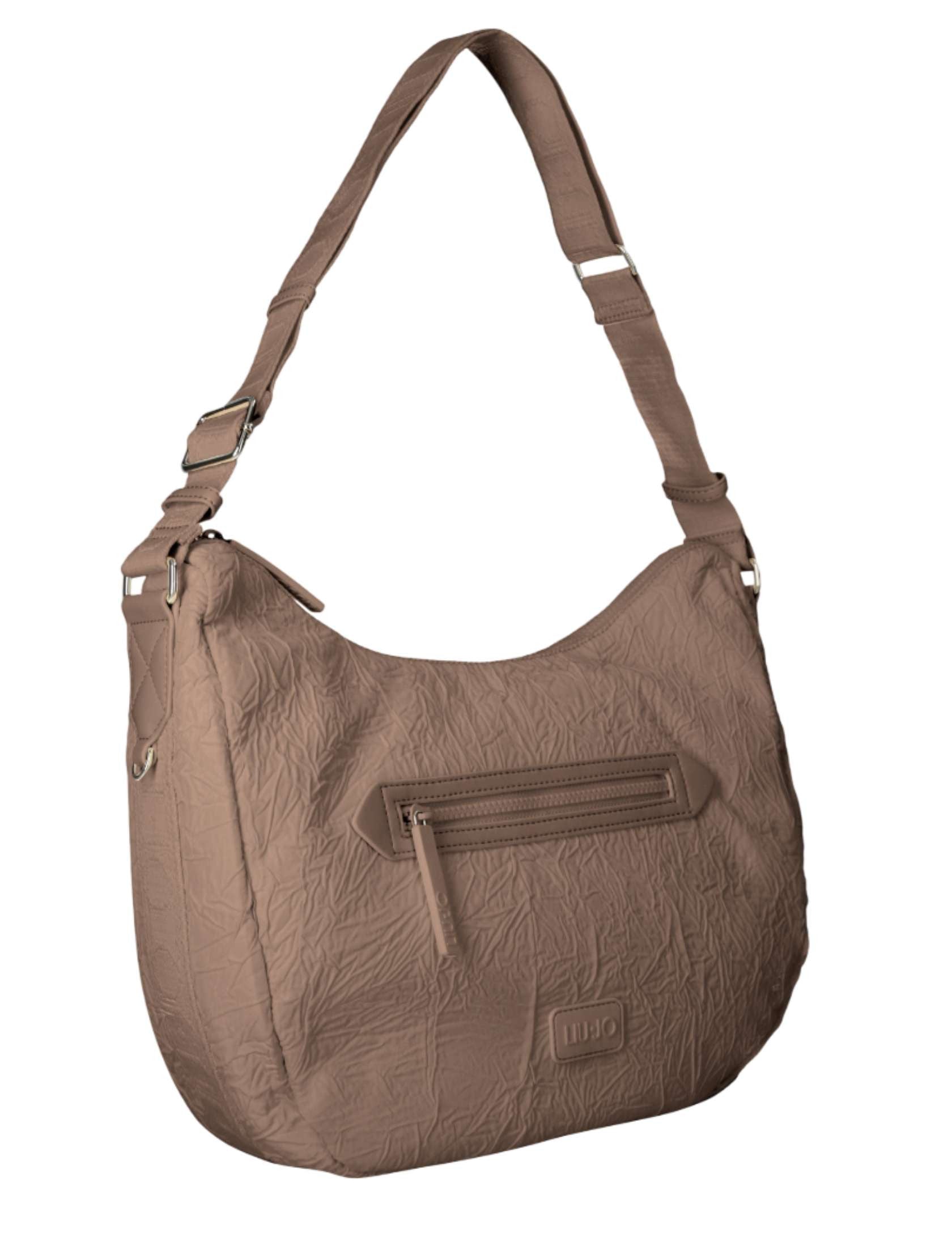 Borsa donna Liu-jo crossbody L nylon nude brown BS25LJ132 TA5151 T2902