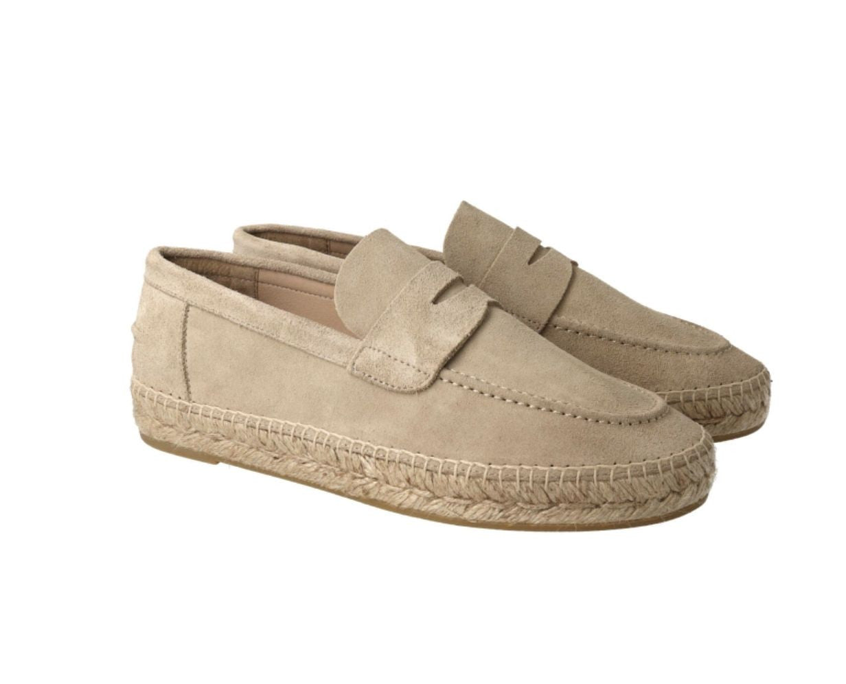 Mocassino uomo Genuins Harry velour stone US25GN05 G105762