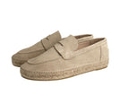 Mocassino uomo Genuins Harry velour stone US25GN05 G105762