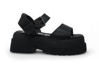 Sandalo donna Buffalo Pluto Jojo nero DS25BF11 BN16022671