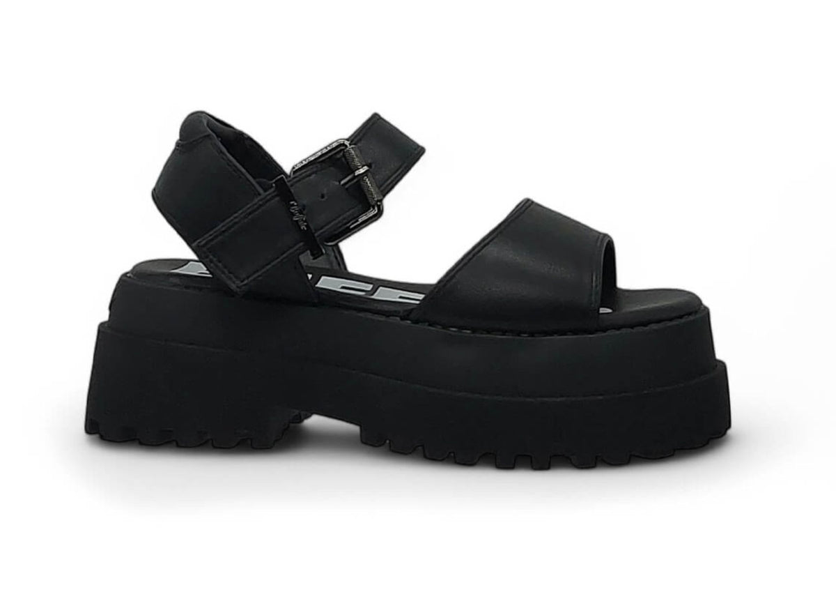 Sandalo donna Buffalo Pluto Jojo nero DS25BF11 BN16022671