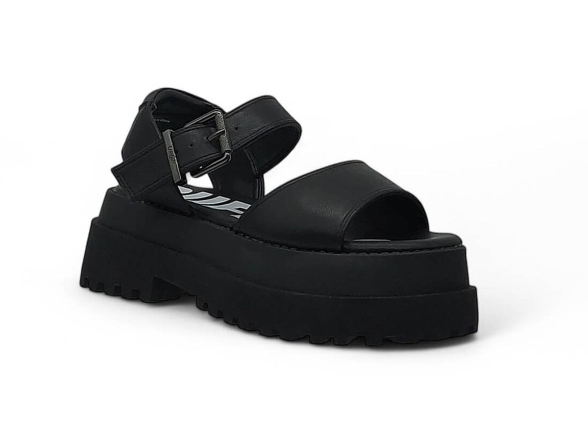 Sandalo donna Buffalo Pluto Jojo nero DS25BF11 BN16022671
