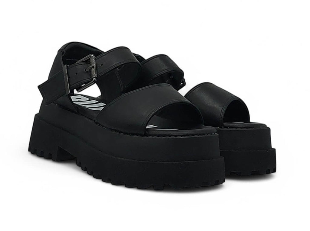 Sandalo donna Buffalo Pluto Jojo nero DS25BF11 BN16022671