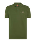 Polo uomo Sun68 verde scuro ES25SU06 A35140