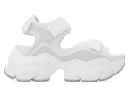 Sandalo donna Buffalo Binary 0 zeppa bianco DS25BF14 BN16020301