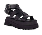 Sandalo donna Buffalo Pluto Gld nero DS25BF16 BN16022691