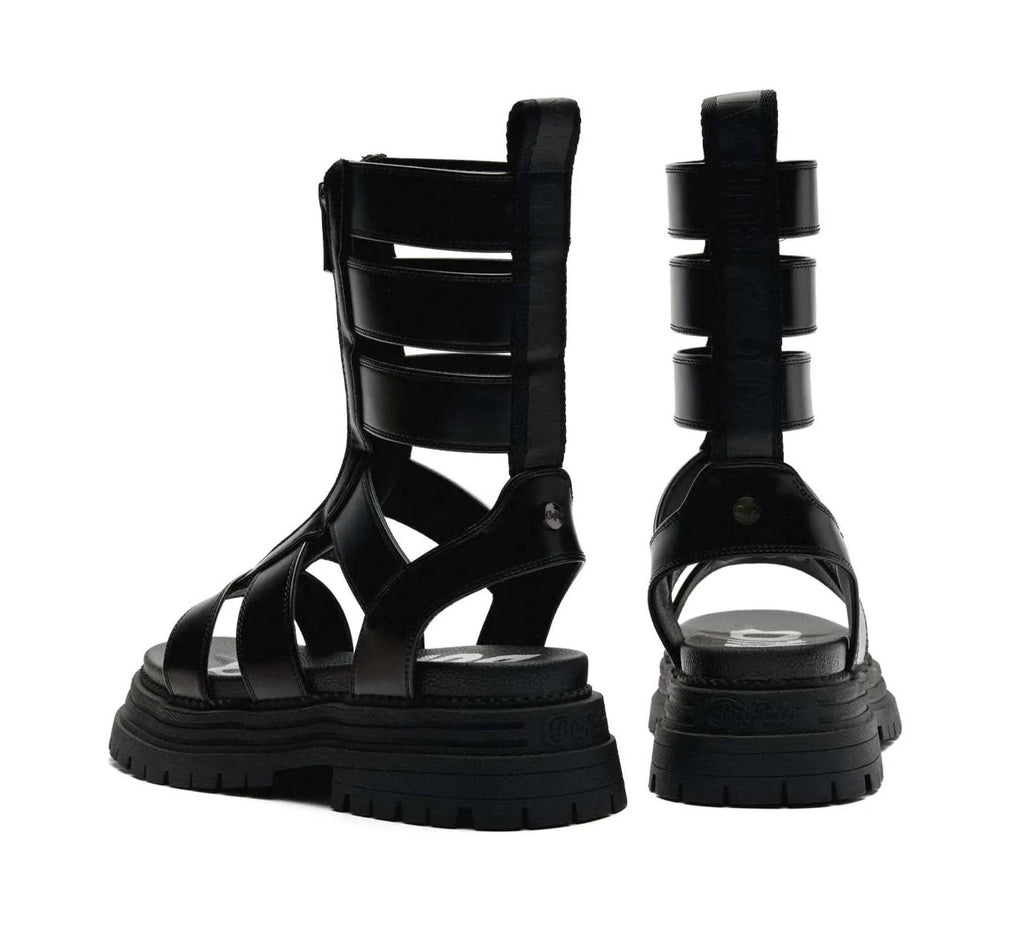 Sandalo donna Buffalo Lennox Zeus nero DS25BF17 BN16022761