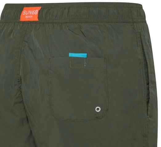 Costume boxer Sun68 verde militare ES25SU08 H19102