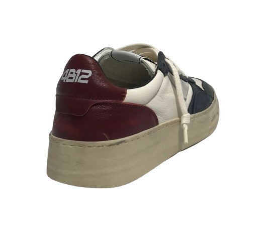 Scarpe uomo 4B12 sneakers blue/ bordeaux U26QB04 HYPER-U115