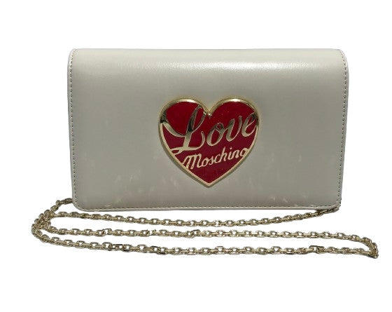 Borsa donna Love Moschino a tracolla avorio B26MO12 JC4186PP1NLP0110