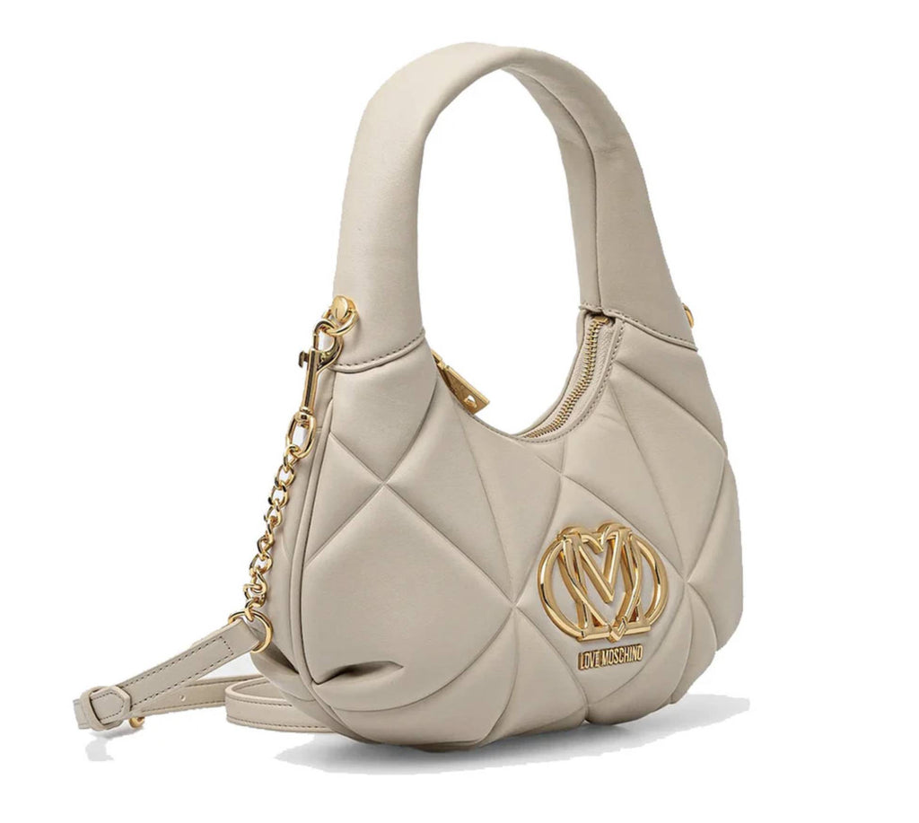 Borsa donna Love Moschino hobo tracolla ecopelle beige B26MO37 JC4039PP1NLC0110