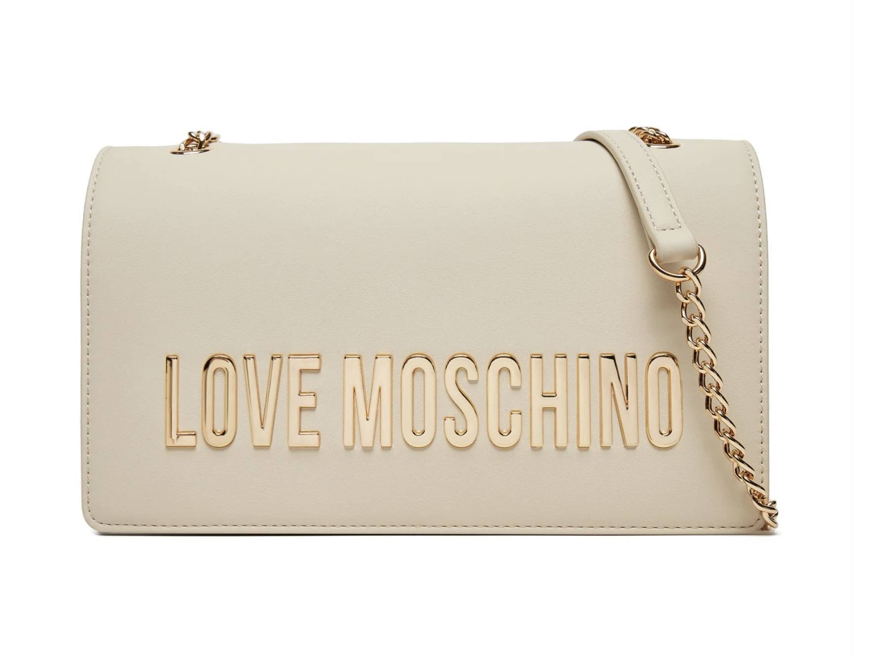 Borsa donna Love Moschino a spalla in ecopelle avorio B26MO63 JC4192PP1NKD0110