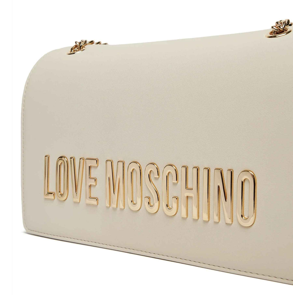 Borsa donna Love Moschino a spalla in ecopelle avorio B26MO63 JC4192PP1NKD0110