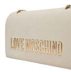 Borsa donna Love Moschino a spalla in ecopelle avorio B26MO63 JC4192PP1NKD0110
