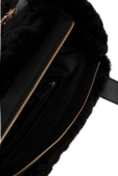 Borsa donna Liu-jo Verry Tote L ecopelliccia nero B26LJ29 AF5154 E0305