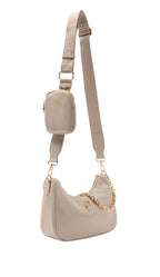 Borsa donna Liu-jo Achala hobo neutro B26LJ34 AF5180 E0077