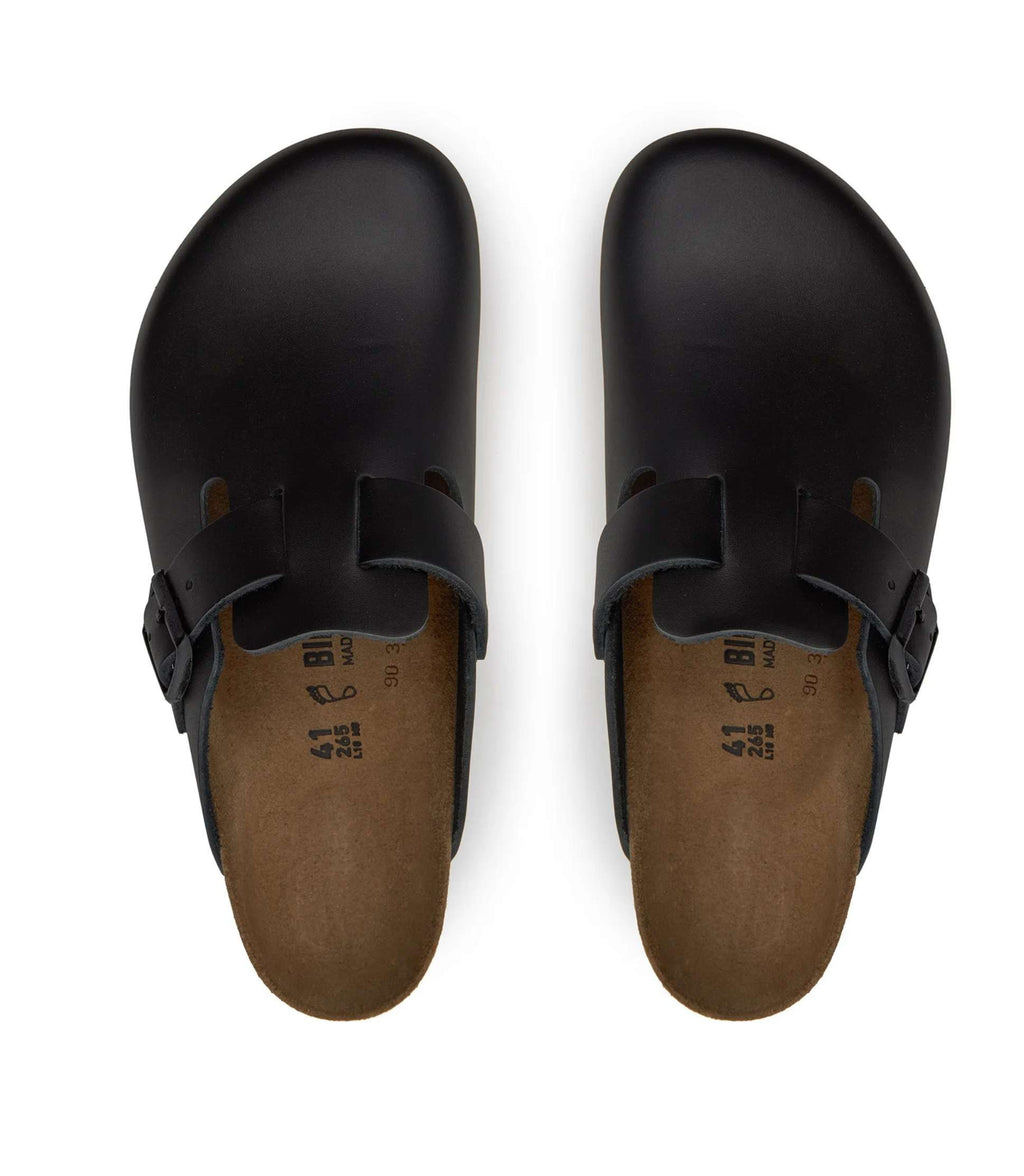 Scarpe sabot unisex Birkenstock Boston BS black US25BI16 0060191