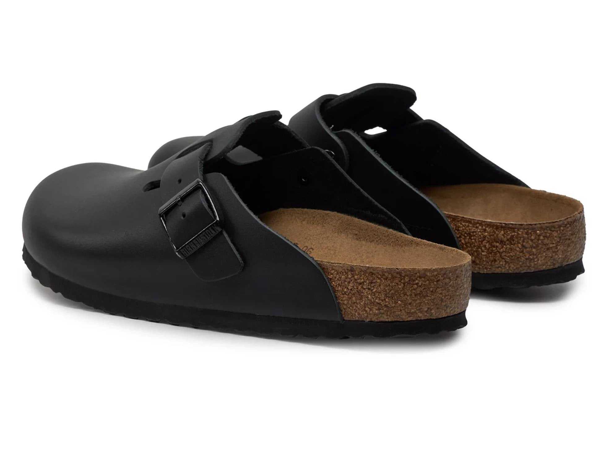 Scarpe sabot unisex Birkenstock Boston BS black US25BI16 0060191